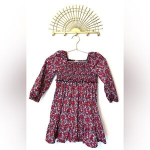 Crewcuts floral smoked dress. Size 5.